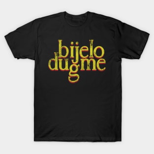 Bijelo Dugme Typography Design T-Shirt